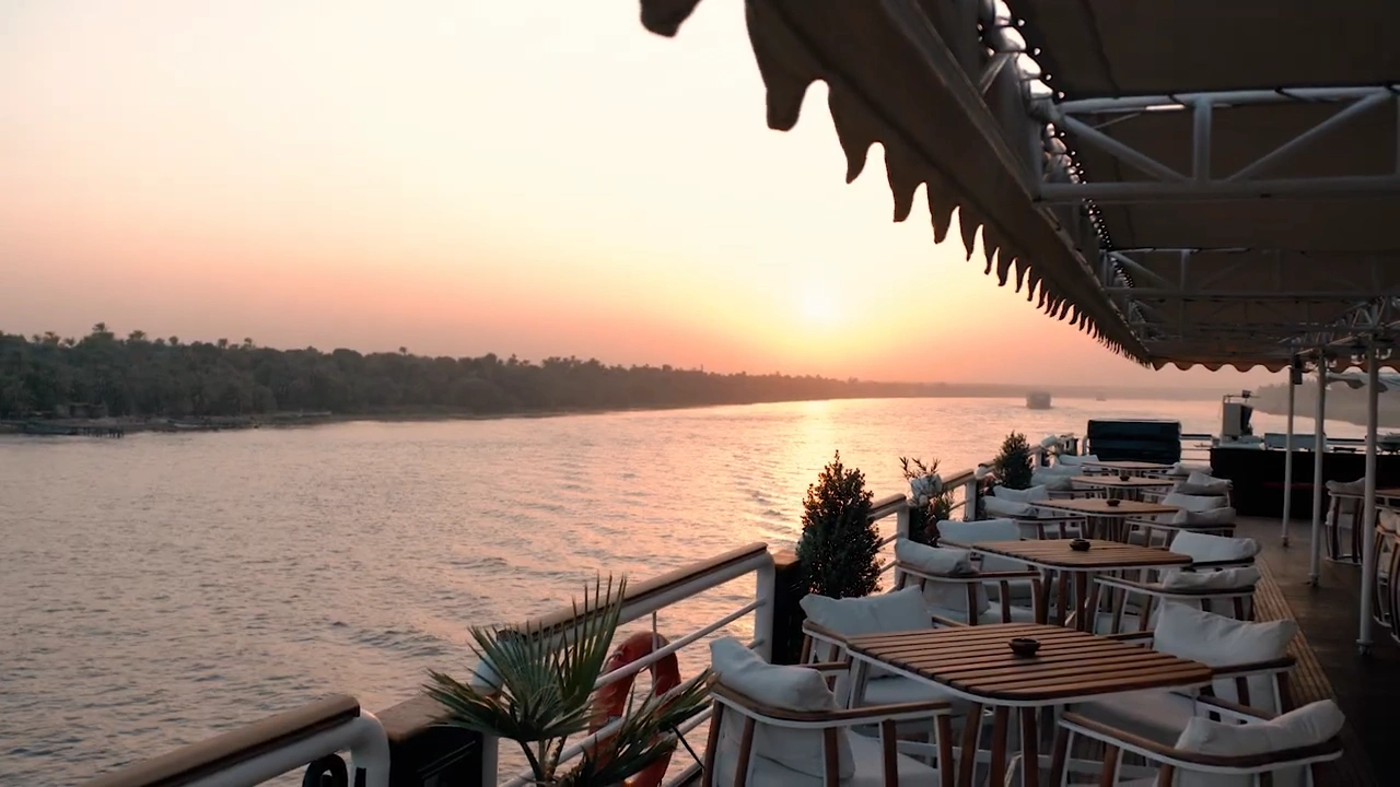 Sun deck of the Sonesta St. George I Nile Cruise Ship Nile cruise